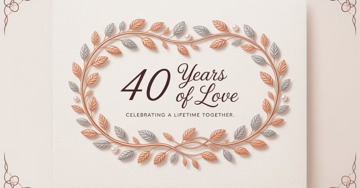 40th anniversary gift