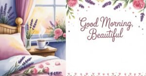 good morning my love