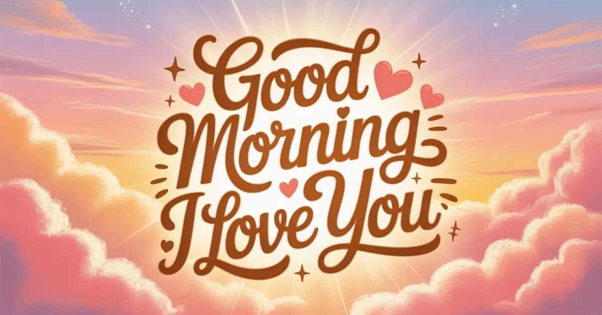 good morning i love you