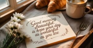 nice morning message for her