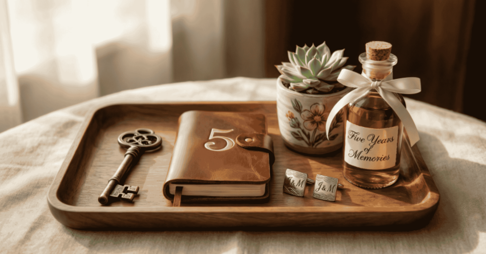 five years married gift